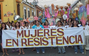 Women’s rights demonstration in Mexico