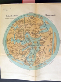 19th-century reconstruction of 7th-century map by Saint Isidore of Seville