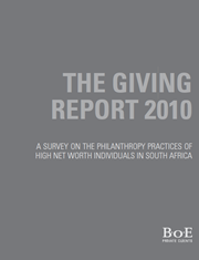 The Giving Report 2010