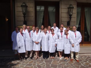 The lab coats are a European Learning Lab tradition