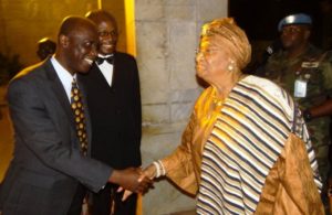 President Sirleaf Johnson of Liberia at TrustAfrica Event in 2011