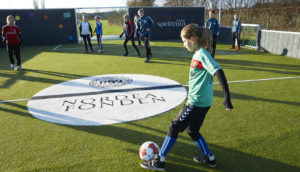 Nordea's-fonden's project with the Danish Football Association which promotes a more active lifestyle