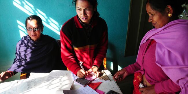 Women’s Awareness Center (WACN) staff in Nepal, partners of IDEX