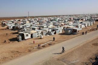 Zaatari refugee camp, March 7, 2016. Photo credit: Raad Adayleh, AP.