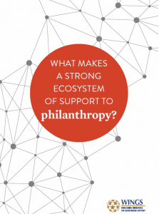 What makes a strong ecosystem of support to philanthropy?