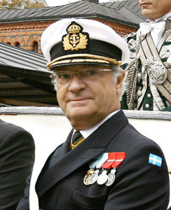 King Carl XVI Gustaf of Sweden has been honorary chairman of the World Scout Foundation since 1977.