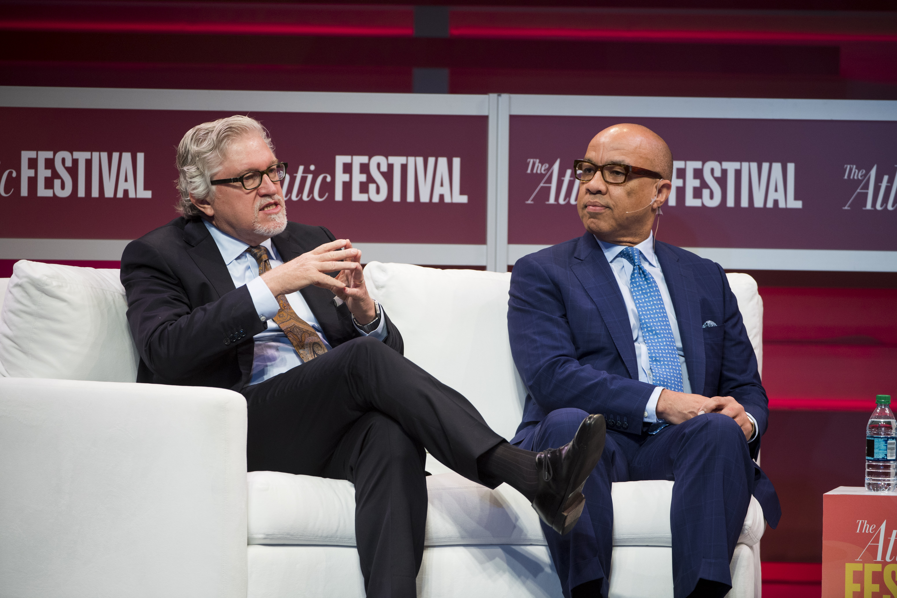 Jeff Raikes and Ford Foundation president Darren Walker discuss racial equity at the Atlantic Festival.
