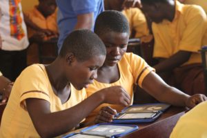 RYHTM Foundation partnered with Worldreader to sponsor an e-reading programme for the Wechiau Community Library (WCL) in Wa West District, Ghana. 